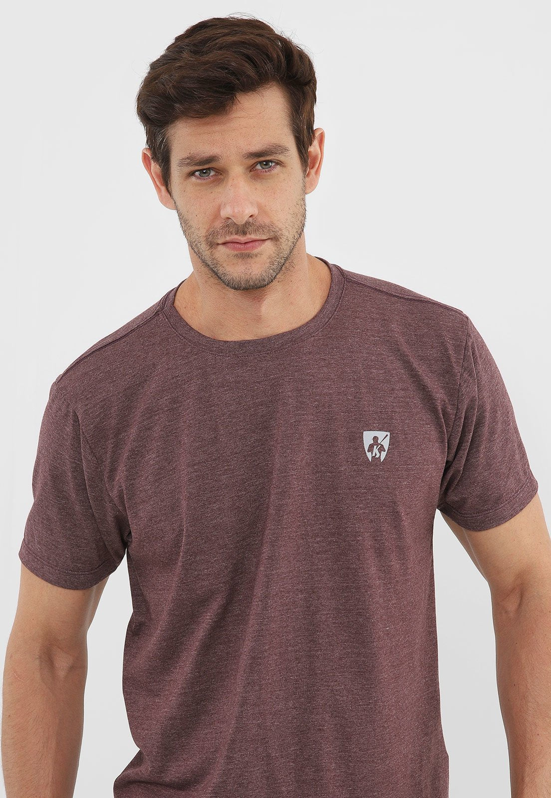 Camiseta Mr Kitsch Logo Bordô